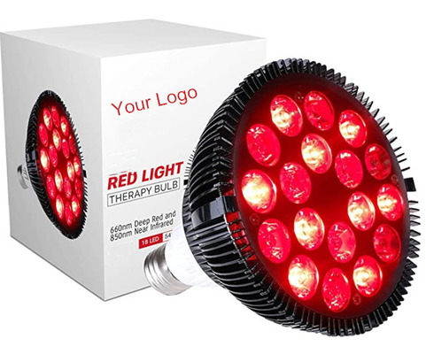 comprare luce di terapia delle lampadine 660nm 850nm LED di terapia di luce rossa 54W per ringiovanimento della pelle fabbricazione online