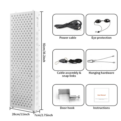 comprare Luce completa di terapia del corpo di 1500W 660nm 850nm del corpo intero di luce rossa del pannello all'ingrosso di terapia fabbricazione online