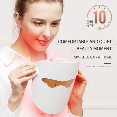 comprare Maschera infrarossa pieghevole flessibile ricaricabile per ringiovanimento dell'acne della pelle fabbricazione online