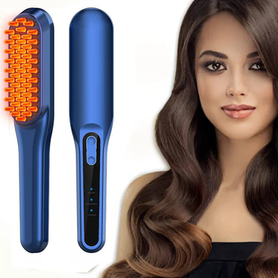 comprare Massaggio del cuoio capelluto del pettine del massaggiatore di vibrazione del pettine SME di perdita di capelli del pettine di fototerapia anti fabbricazione online