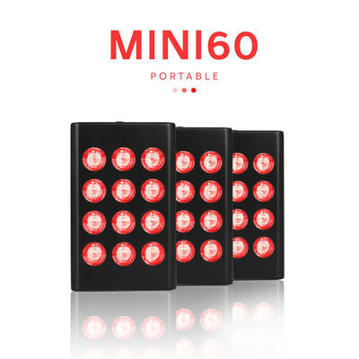 comprare MINI 60 660nm 850nm Dispositivo di terapia con luce a led a infrarossi rosso Cura della pelle facciale Antiaging fabbricazione online