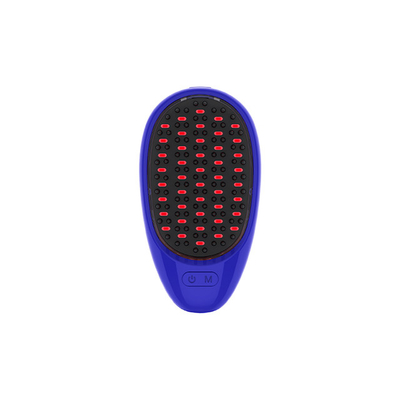 comprare Massaggio per la crescita dei capelli pettine terapia senza fili elettrica rosso blu LED pettine per la crescita dei capelli massaggio del cuoio capelluto anti-perdita dei capelli fabbricazione online