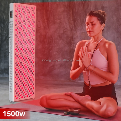 comprare 1500W pannello di terapia della luce rossa 630 660 810 850nm pannello di terapia della luce rossa fabbricazione online