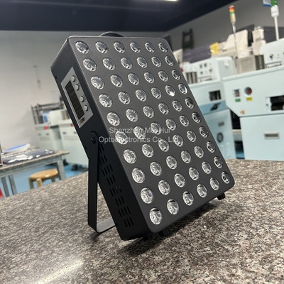 comprare Pannello per terapia a luce rossa per la cura della pelle del viso 300W Dispositivo portatile a LED con corpo rosa e nero fabbricazione online