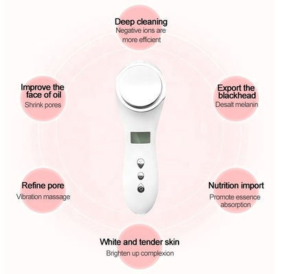 comprare i dispositivi facciali di bellezza 1000mAh riscaldano Ion Facial Massager galvanico di raffreddamento fabbricazione online