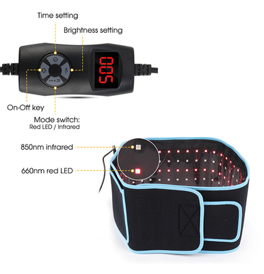 comprare uso domestico della cinghia di terapia di luce rossa di 660nm 850nm per sollievo dal dolore di perdita di peso fabbricazione online