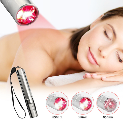 Lampada medica tenuta in mano portatile 630nm 660nm della torcia elettrica 850nm di terapia di luce rossa