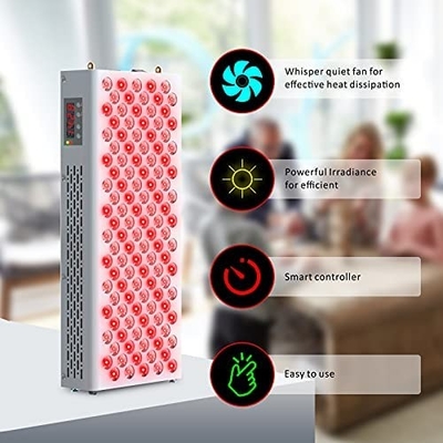 Pannelli per terapia a luce rossa da 600 W Mezzo corpo 660 nm Led a infrarossi