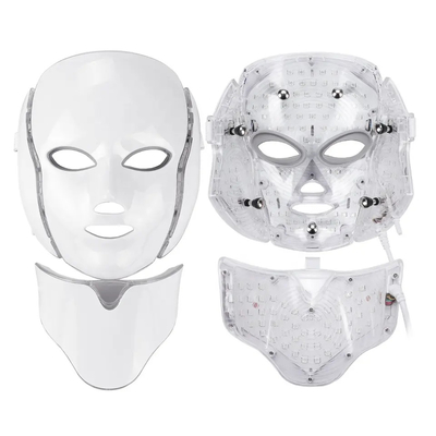 Luce di fototerapia della maschera di 7 colori LED facciale e terapia di bellezza della pelle del collo