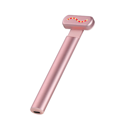 Red Photon Antirughe Eye Massager Pen Vibration Heating Eye Bags Treatment Device