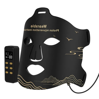 Maschera facciale senza fili ricaricabile di terapia della luce della maschera LED del LED per uso domestico