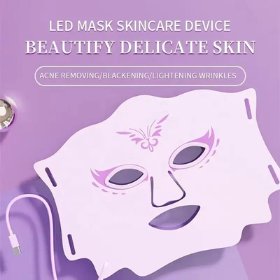 uso domestico della maschera di protezione di terapia di luce rossa del silicone PDT LED per cura di pelle
