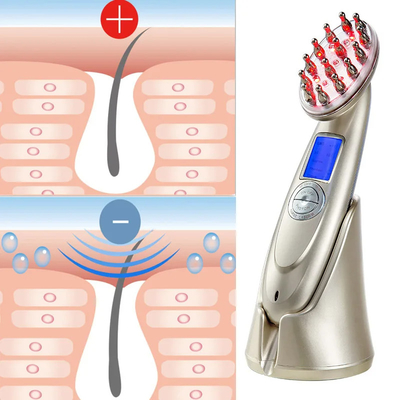 Terapia con luce rossa Massaggio laser contro la perdita dei capelli pettinamento anti-perdita dei capelli