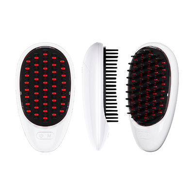 Combinazione anti caduta dei capelli Combinazione elettrica senza fili Terapia luminosa Rosso Blu LED Crescita dei capelli Combinazione massaggiatore capelluto