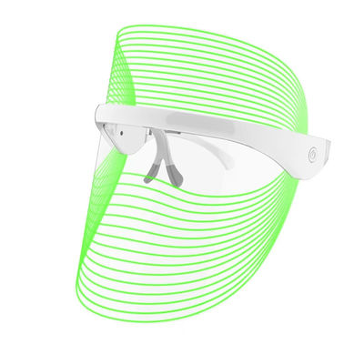 Nuova maschera di terapia della luce a 7 colori a LED,maschera di ringiovanimento della pelle di bellezza Maschera di luce Maschera portatile apparecchio di cura della pelle leggera per uso domestico
