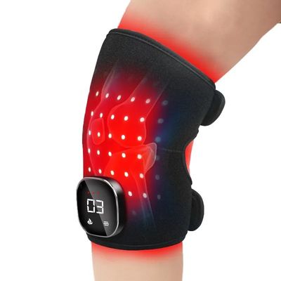 Controller ricaricabile wireless Terapia con luce rossa Vibrazione Massaggio Apparecchio per il ginocchio per alleviare il dolore alle articolazioni / gomito / spalla