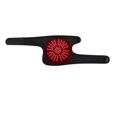 Brace di terapia con luce rossa riscaldata per ginocchio e articolazioni 660nm/850nm infrarossi con massaggio a vibrazione, controllore wireless per dolore e infiammazione