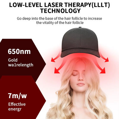 Nuovo arrivo vicino infrarossi capelli ricrescita dolore sollievo luce 660 850 luce rossa LED terapia cappello luce rossa LED terapia cappello