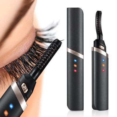 Anti 280 rivestenti di ferro MAh Heated Electric Eyelash Curler ricaricabile