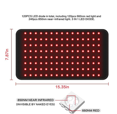 cinghia antinvecchiamento di terapia della luce infrarossa di 660nm 850nm per sollievo dal dolore