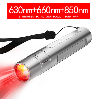 850nm torcia medica tenuta in mano portatile di terapia di luce rossa della lampada 630nm 660nm