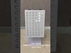 Lampada per il ringiovanimento della pelle di luce rossa 630nm 660nm 810nm 850nm con stand 300w