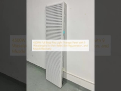 Pannello di terapia a luce rossa a corpo intero da 4500W con 9 lunghezze d'onda per alleviare il dolore, ringiovanire la pelle e recuperare i muscoli