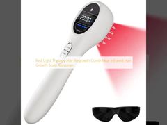 Red Light Therapy Hair Regrowth Comb Near Infrared Hair Growth Scalp Massager